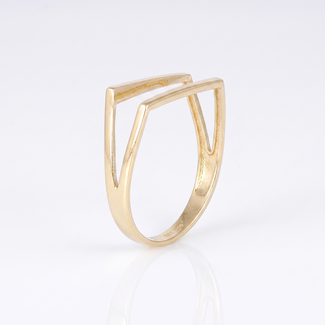 Minimalistische Open Design Ring