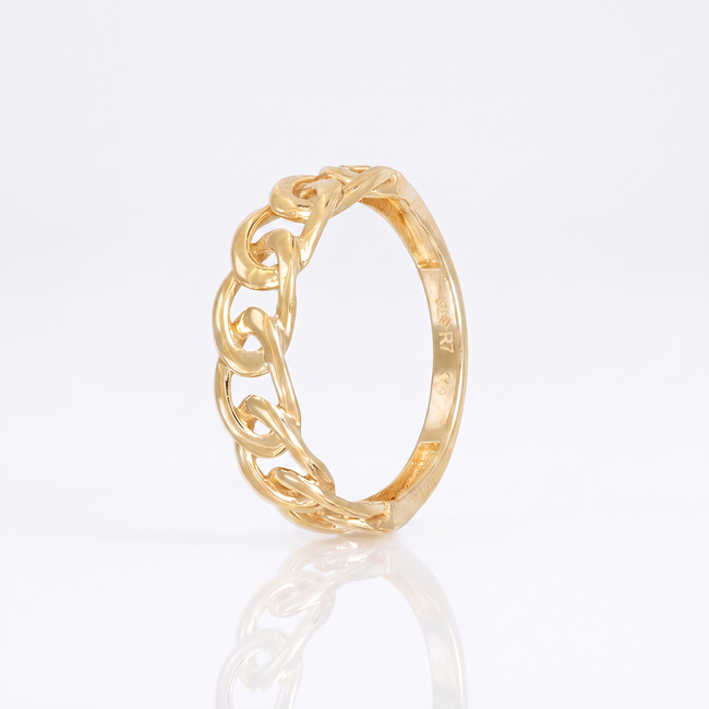 Gouden Gourmet Schakel Ring