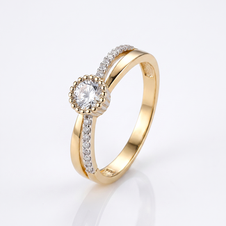 Elegante Ring met Zirkonia