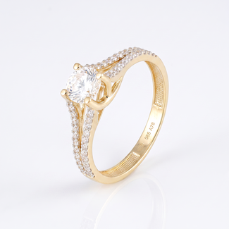 Luxe Solitaire Ring met Zirkonia