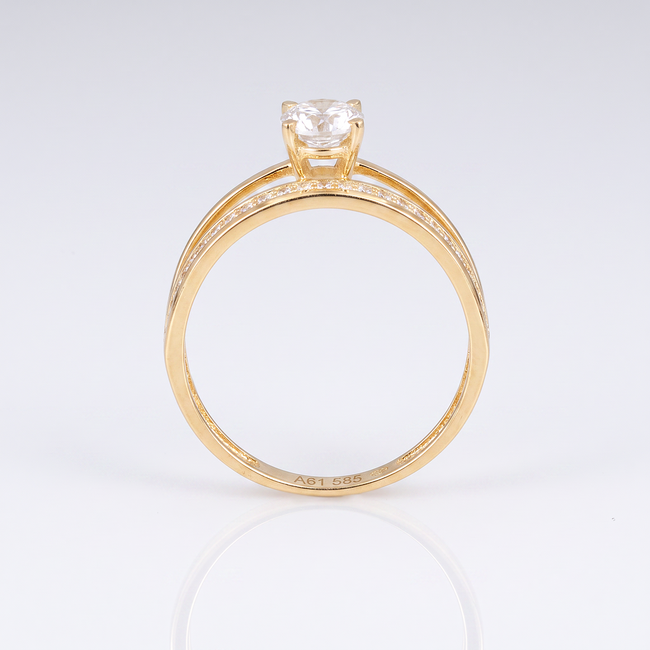 14 Karaat Gouden ring