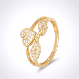 Hartjes Ring met Zirkonia