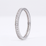 Slanke Witgouden Eternity Ring met Zirkonia Rij