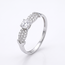 Witgouden Ring met Zirkonia
