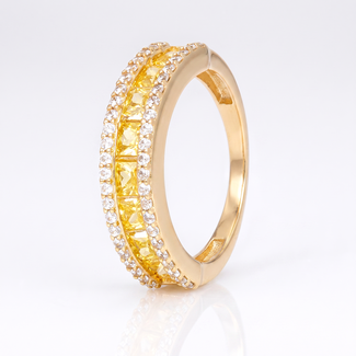 Luxe Zirkonia Bandring