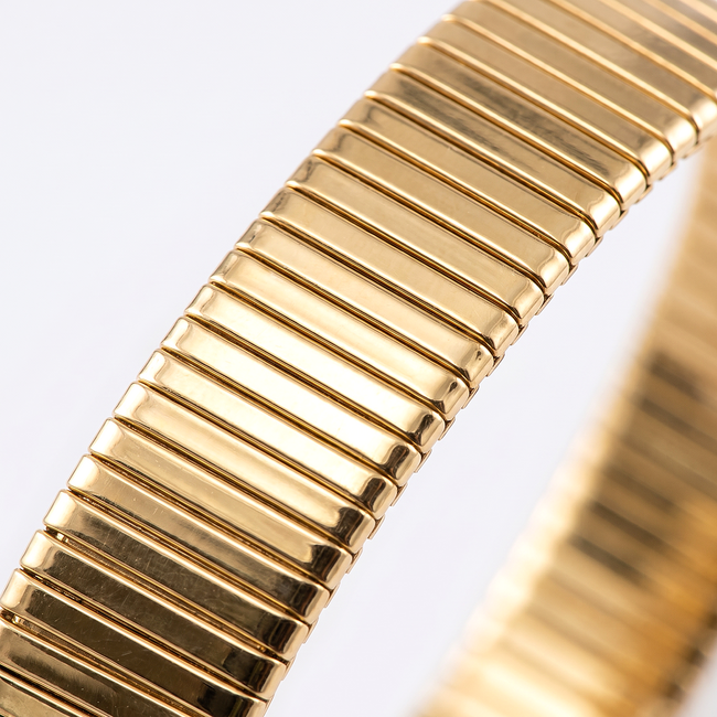 18 Karaat Gouden Stretch Armband
