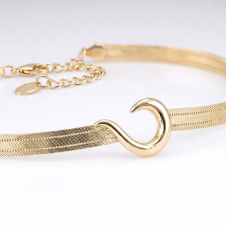 Hasır Ketting met Curve Sluiting