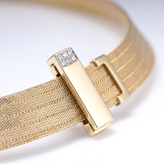 Hasır Choker Diamant Collier