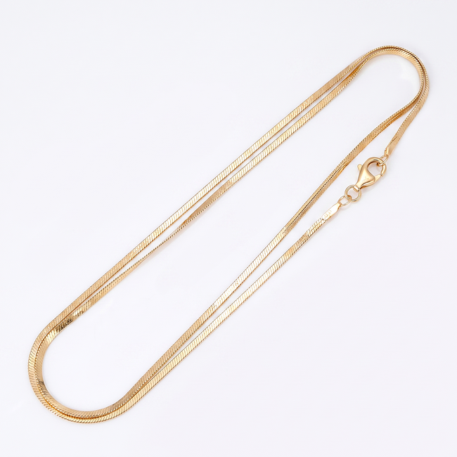 18 Karaat Geelgouden Slangenketting