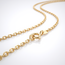 Fijne 18 karaat geelgouden schakelketting 54,5 cm