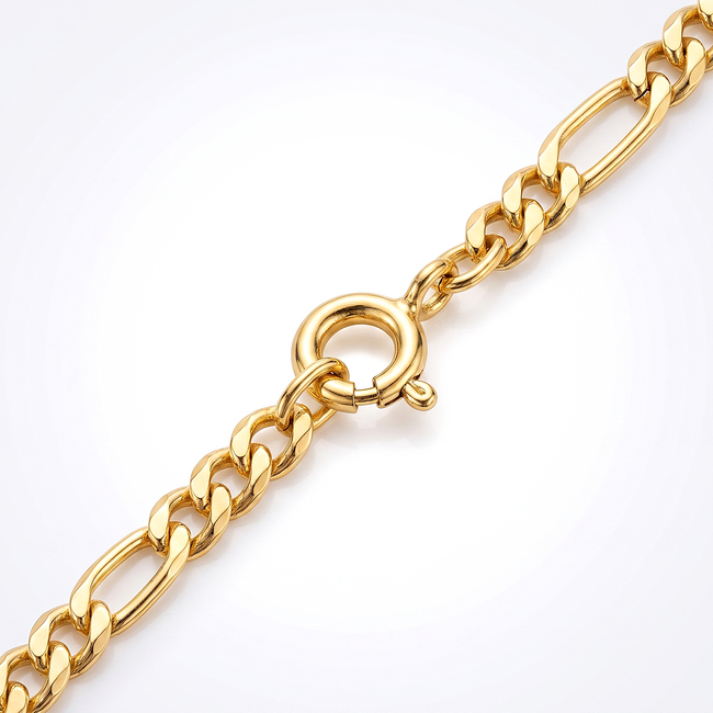 Geelgouden Fantasie Schakelketting