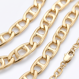 Geelgouden Mariner Ketting