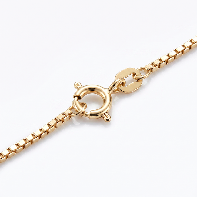 14 Karaat Geelgouden Venetiaanse Ketting