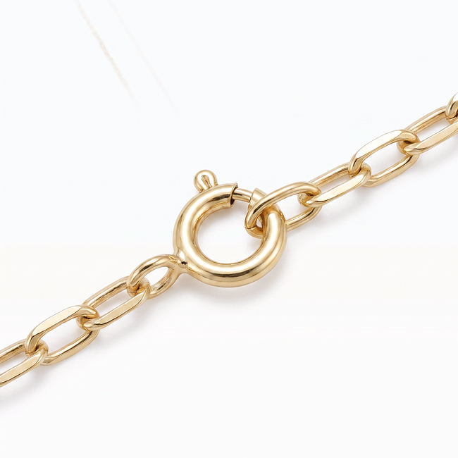 14 Karaat Geelgouden Anker Ketting