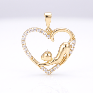 Hart Hanger met Panter en Zirkonia