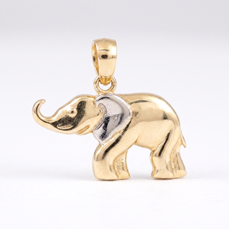 Olifant Hanger Goud