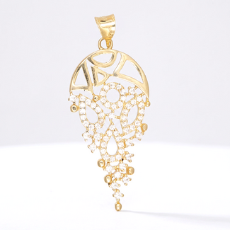 Luxe Druppel Hanger met Zirkonia