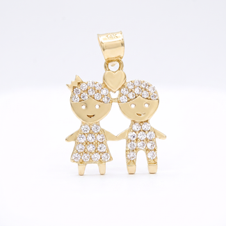 Familie Hanger met Zirkonia