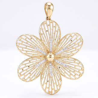 Bloem Hanger met Zirkonia