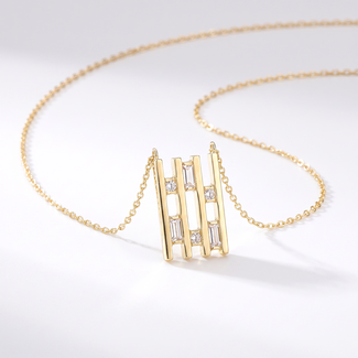 Baguette Design Collier