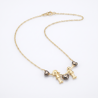 Familie Ketting met Hartjes