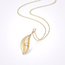 Gouden collier met stijlvorm hanger