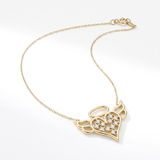 Gouden Harten Collier