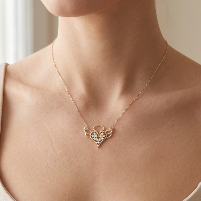 Gouden Collier met harten