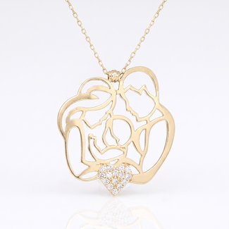 Familie Collier met Hartdetail