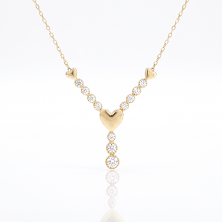 Hartjes V-Collier met Zirkonia