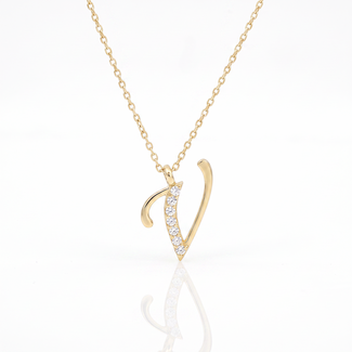 Subtiel V-Hanger Collier