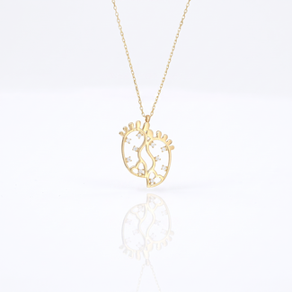 Babyvoetjes Collier