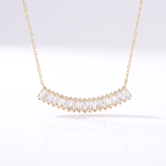 Baguette Zirkonia Collier