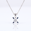 Witgouden Solitaire Diamant Ketting