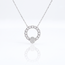 Witgouden Collier Schakel 0.25ct