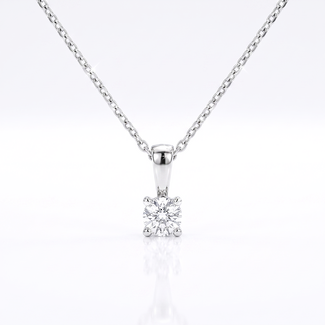 Witgouden diamant collier