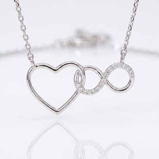 Hart Infinity Collier Witgoud