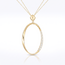 Ovaal Collier met Zirkonia