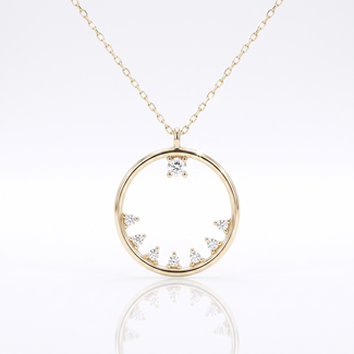 Open Cirkel Collier