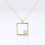 Open Vierkant Collier