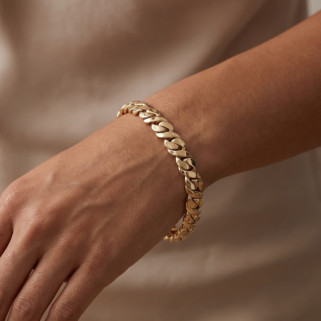 14 Karaat Gouden Schakelarmband