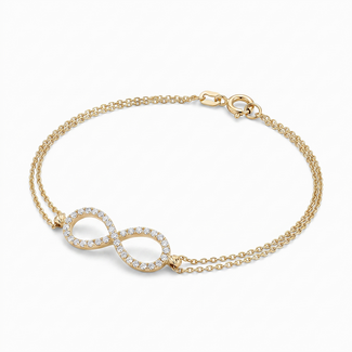 Infinity Armband met Zirkonia