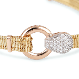 Hasır Armband met Roségoud Detail