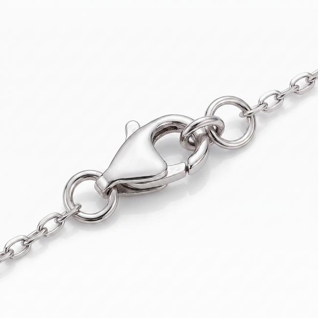 Witgouden armband met open ster en pavé diamanten