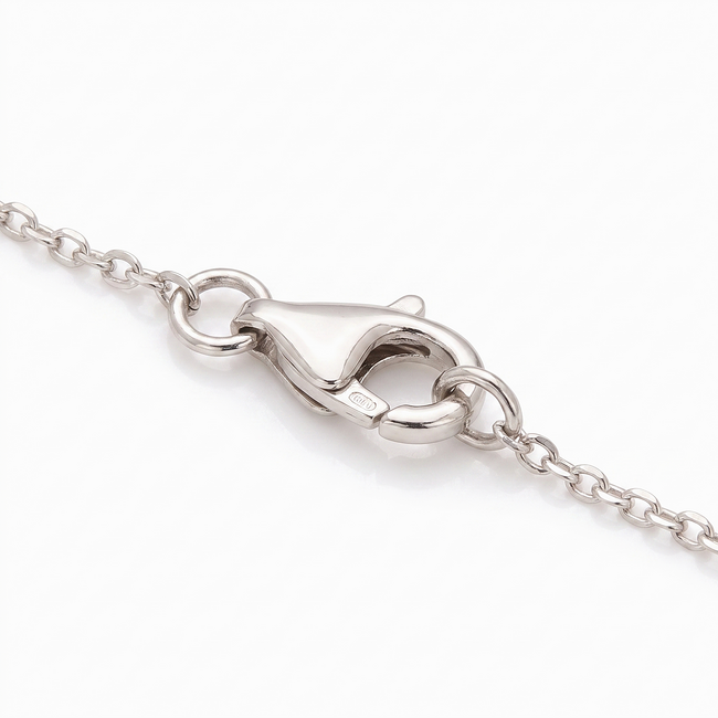 Witgouden vlinder armband met 0.06 ct diamant