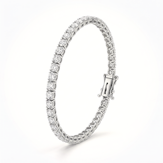 Witgouden diamanten armband 1.50 ct