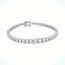 14k witgouden diamanten armband 18.5 cm