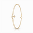 Gouden mama armband 14 karaat met jongetje van zirkonia