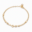 Gouden gourmet armband 14 karaat met sleutel