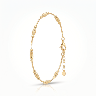Gouden kralen armband